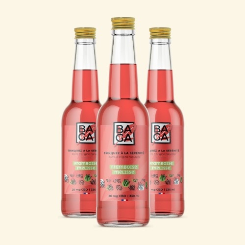 Boisson au CBD Framboise &...